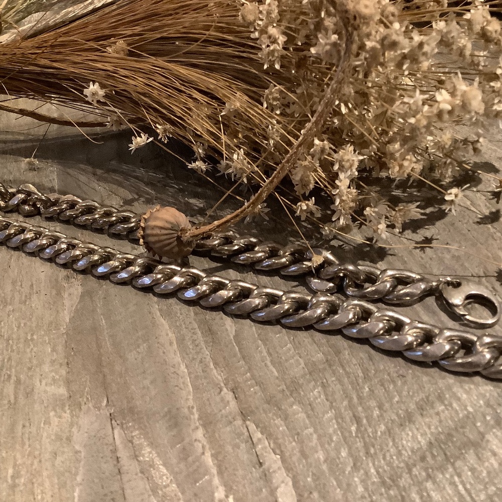 Sterling Cuban 925 necklace chain  necklace heavy 80 grams